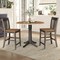 International Concepts Round 42 in W, 42 in L, 36.3 in H, Wood, Hickory/Washed Coal K45-42DPT-27B-S102-2 - alternate 2